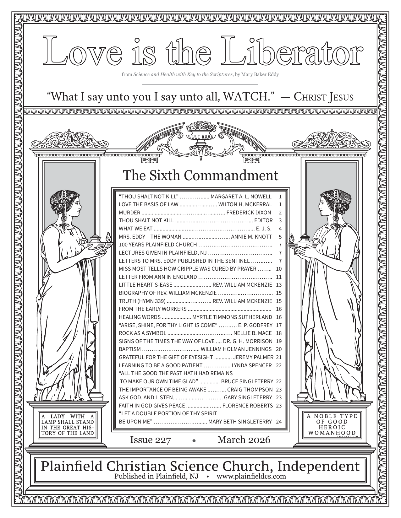 Love is the Liberator, issue 62